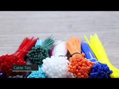 کراوات نایلونی سیم کشی کابلی با سیم چسبنده پلاستیکی سفارشی