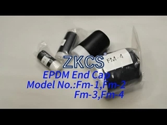 مقاومت ازن و UV کاهش سرد EPDM سرپوش آخر برای کابل ها و لوله ها حفاظت از پایان