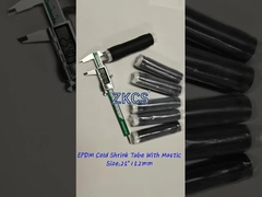 مقاومت در برابر آب و هوا لوله EPDM سرد برای مهر و موم و حفاظت از کابل در صنعت مخابرات