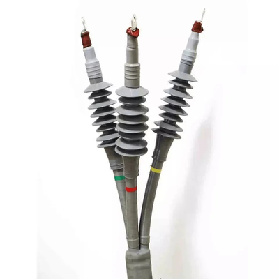 سه هسته کیت های ترمینال داخلی کوچک کننده سرد که ولتاژ 11KV تا 24KV را پوشش می دهد