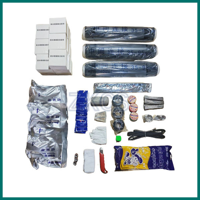سه هسته سیلیکون لاستیک عایق بندی شده سرد کوچک شدن مشترک کیت سری برای کابل برق 8.7 ٪ 35 kV