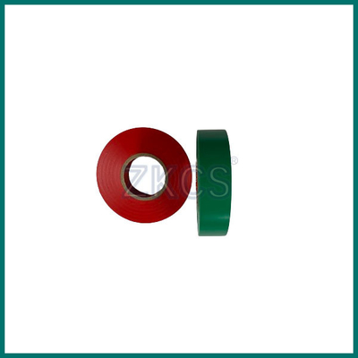 19mm*0.13mm*10m نوار عایق برقی PVC ضد شعله و مقاوم در برابر دمای بالا برای کد رنگ