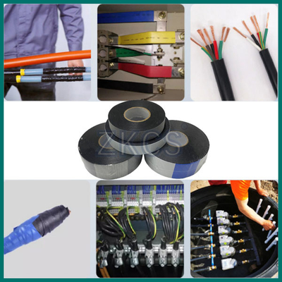 نوار عایق برقی EPR که برای جاکت کردن جفت های کابل دی الکتریک جامد تا 69kV استفاده می شود