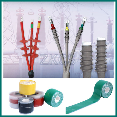 کار با نوار لاستیکی سیلیکونی خودکفایی به عنوان محافظت از کابل های ولتاژ بالا