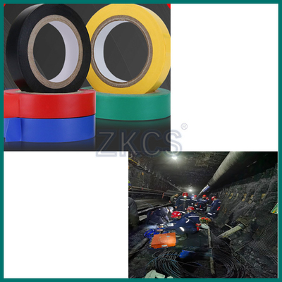 نوار عایق الکتریکی PVC با دوام بالا برای تونل و برق قدرت الکتریکی 0.75 اینچ