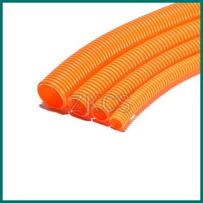 لوله پلاستیکی موجدار PP 125 درجه سانتیگراد مقاوم در برابر شعله برای محافظ کابل / سیم