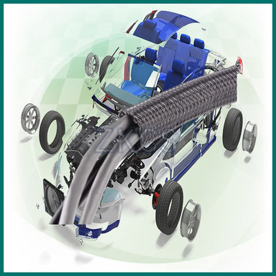 پوشش مارپیچی قابل گسترش سیم اتوماتیک کابل قطعه آستین پوشش